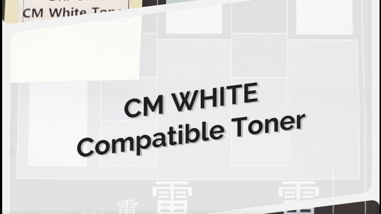 CM White Compatible Toner for Remanufacturing